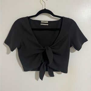 UO Tie-Front Crop Top